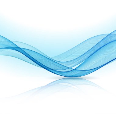 Soyut hareket dalga illüstrasyon