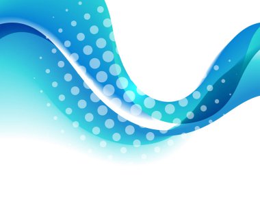 Soyut hareket dalga illüstrasyon