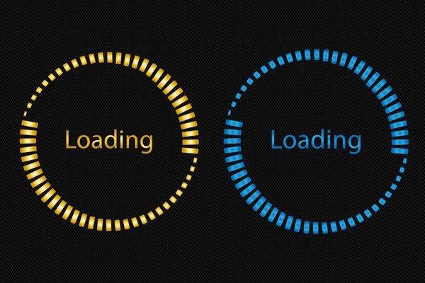 Свет Иконе Загрузите Набор Скачать Иконки Загрузочный Бар Векторная Иллюстрация — стоковый вектор