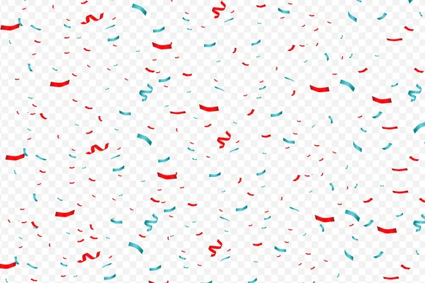 Vector confetti. Ilustração festiva. festa popper isolado no fundo branco — Vetor de Stock