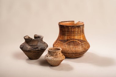 Ancient pottery culture Cucuteni clipart