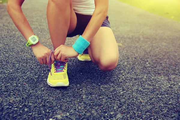 Young woman runner — Stock Photo, Image