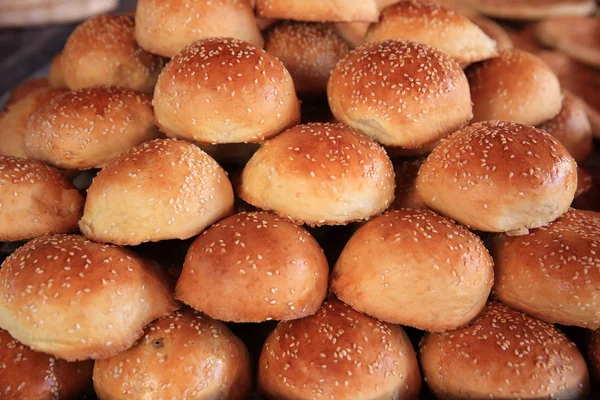 Panes planos naan caseros — Foto de Stock