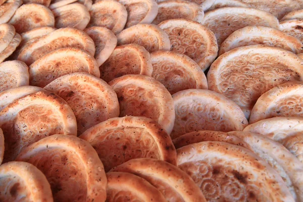 Домашний наанский плоский хлеб — стоковое фото
