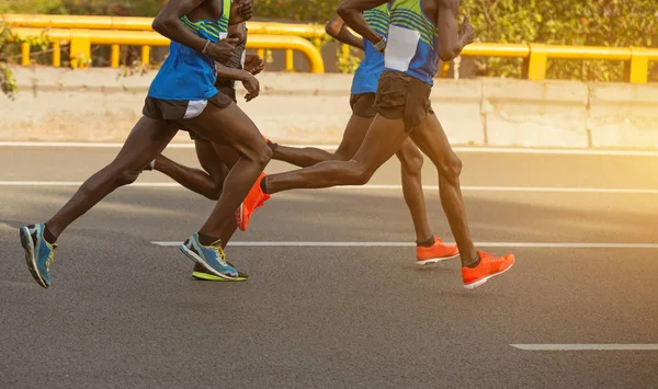 Maratona corridori maschi — Foto Stock