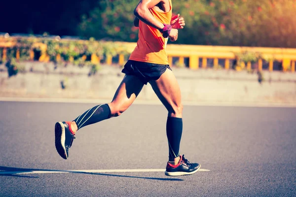 Marathon male runner