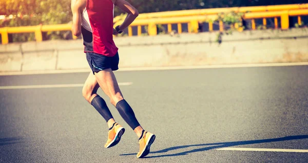Corredor masculino maratón — Foto de Stock