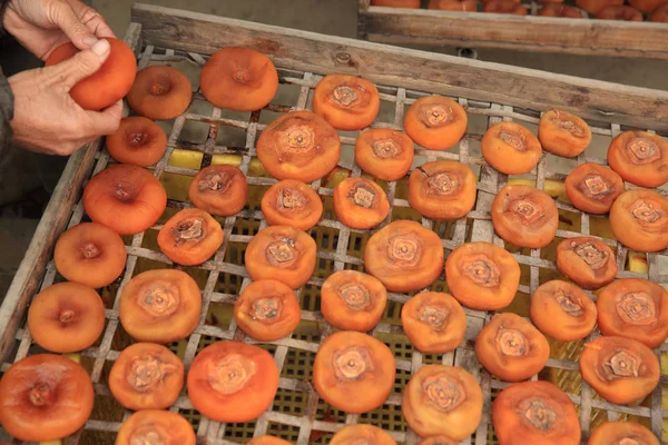 柿の果実を乾燥 — ストック写真