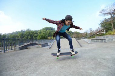 kaykaycı skatepark pratik