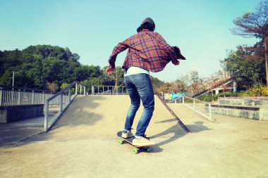 kaykaycı skatepark pratik