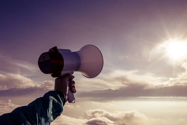 Altavoz de mano — Foto de Stock