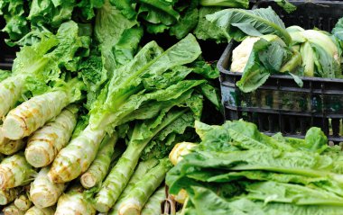 Markette taze sebze