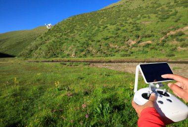 uçak uçan ile fotoğrafçı