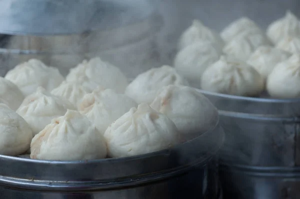 Chinesisch gedämpfte Brötchen — Stockfoto