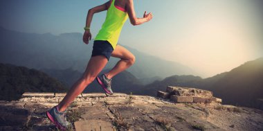 Çin Seddi çalışan kadın 