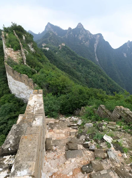 Beau Paysage Grande Muraille Chine — Photo