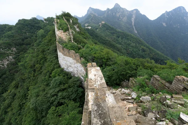 Красивий Пейзаж Великої Стіни Китаї — стокове фото