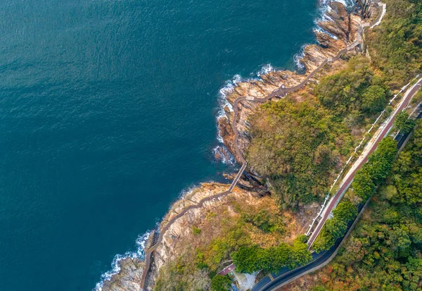 Luftaufnahme Von Der Drohne Der Küste — Stockfoto