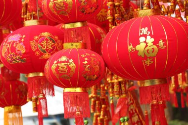 Satılık Market asılı Çin dekor fenerler