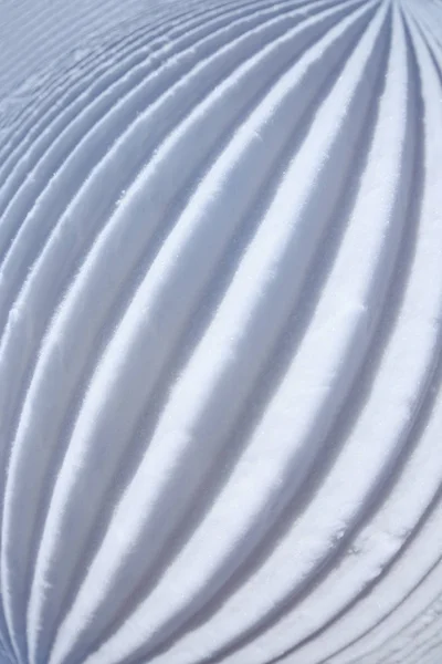 Schneeschienen Auf Einer Skipiste Die Von Einer Pistenraupe Skigebiet Hinterlassen — Stockfoto