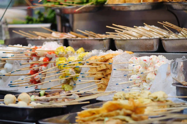 Fastfood Tradizionale Che Vende Nel Ristorante Cinese — Foto Stock