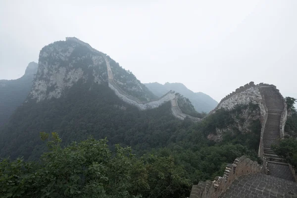 Paesaggio Pittoresco Della Grande Parete Cina — Foto Stock