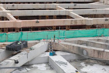 Modern Shenzhen şehrinde metro inşaatı, Çin