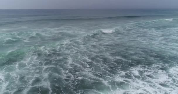 Filmato Aereo Onde Acqua Nell Oceano Indiano — Video Stock