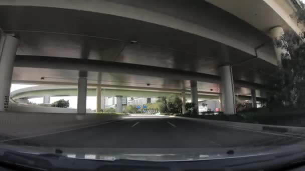 Shenzhen China Circa Februari 2020 Pov Mengendarai Mobil Jalan Kota — Stok Video