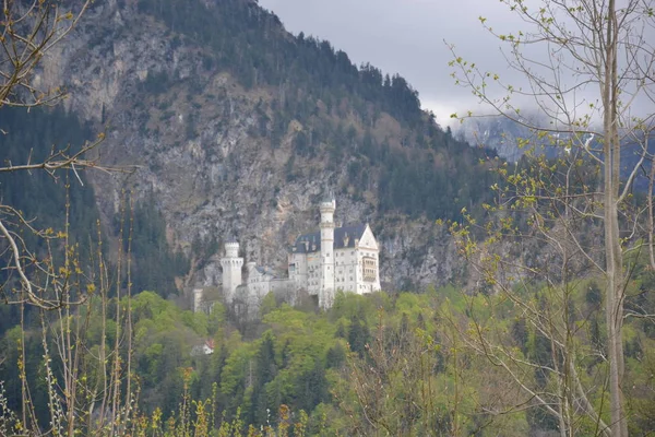 Most Beautiful Castles Bavarian Alps — ストック写真