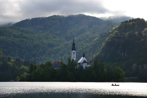 Várias Belezas Lago Bled — Fotografia de Stock