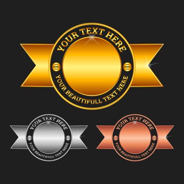 Boş pullar - altın, platin, gümüş