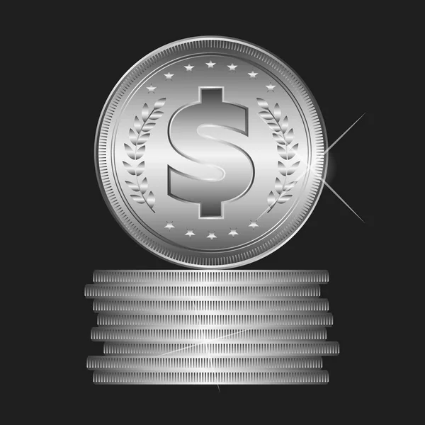 Gümüş sikke, vektör