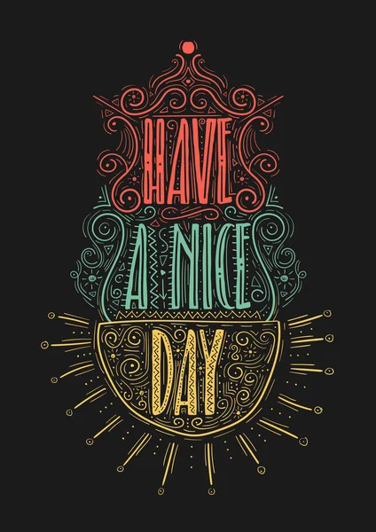 İyi günler. Elle çizilmiş etiket