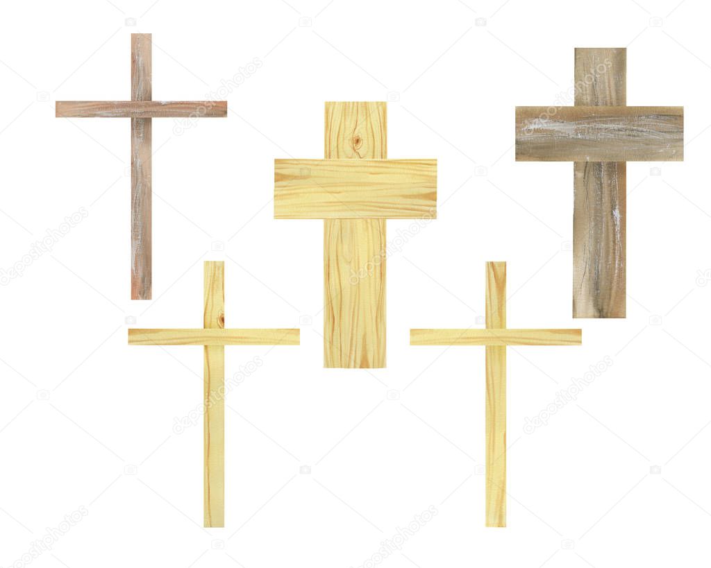 Wooden Crosses,  Baptism symbol