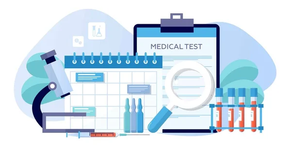 Dünya AIDS Günü 1 Aralık, kırmızı kurdele. AIDS ve HIV farkındalığı. HIV, tüp ve kan örnekleri için test edin. Kan klinik laboratuarı analizi. Pankart, broşür, iniş sayfası şablonu