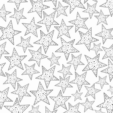 Desen, duvar kağıdı, arka planda İskandinav tarzında yıldızlar.