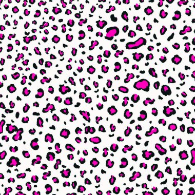 Benekli hayvan desenli leopar. Deri leopar hayvan tasviri, iz kalıbı