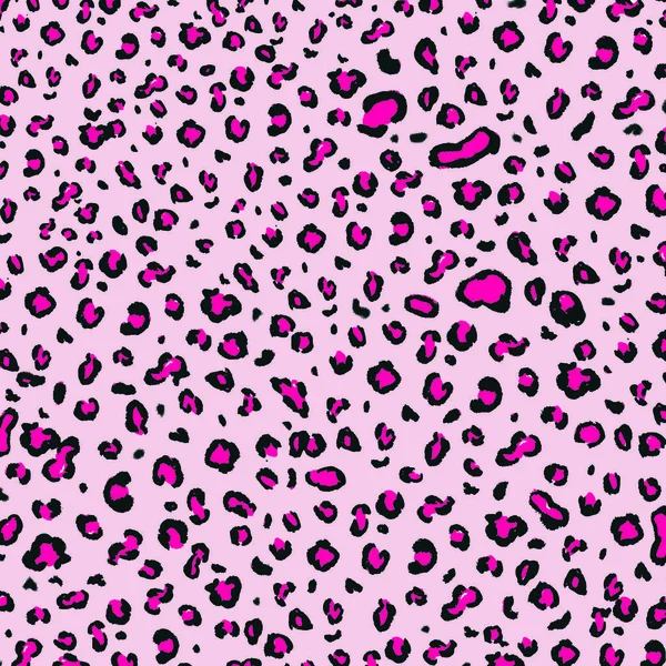 Benekli hayvan desenli leopar. Deri leopar hayvan tasviri, iz kalıbı