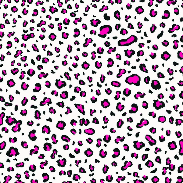 Benekli hayvan desenli leopar. Deri leopar hayvan tasviri, iz kalıbı