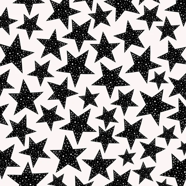 Padrão Papel Parede Fundo Com Estrelas Estilo Escandinavo Design Geométrico — Fotografia de Stock