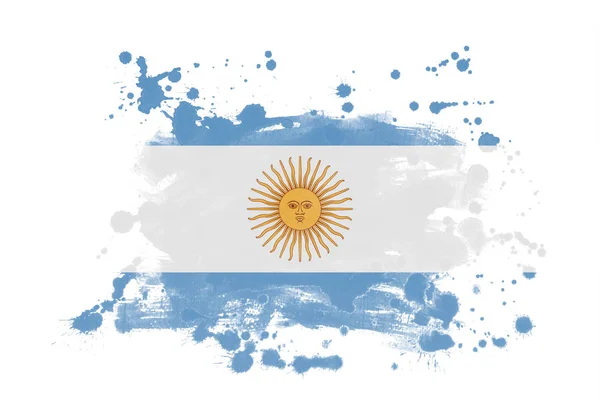 Argentina Bandera Grunge Pintado Fondo: fotografía de stock ©  InkDropCreative #316500170 | Depositphotos