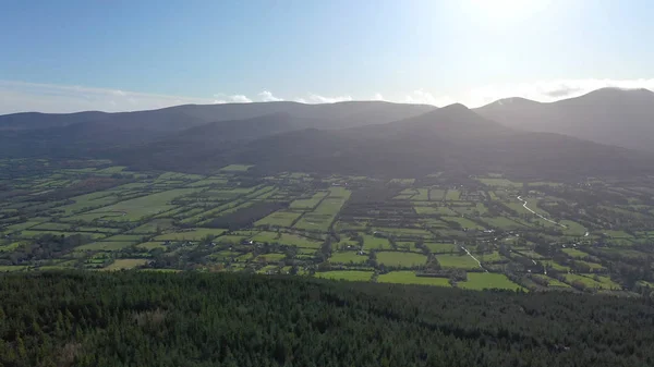 View over the Galtee Mountains and glen of aherlow in County Tipperary, Ireland — Stock Photo, Image