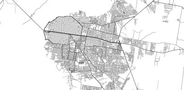 Corrientes şehir haritası, Arjantin