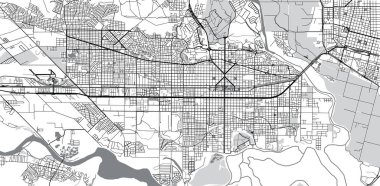 Neuquen şehir haritası, Arjantin