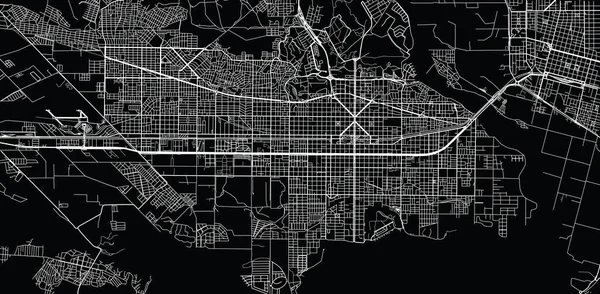 阿根廷纽昆市城市矢量地图 — 图库矢量图片