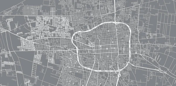 Stadtplan von San Juan, Argentinien — Stockvektor