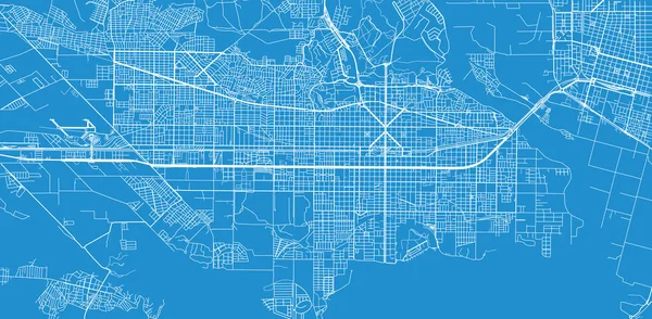 アルゼンチンのヌークェンの都市ベクトル都市地図 — ストックベクタ