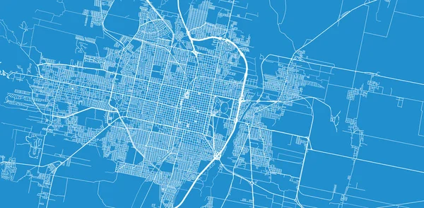 Mapa města městského vektoru San Miguel de Tucuman, Argentina — Stockový vektor