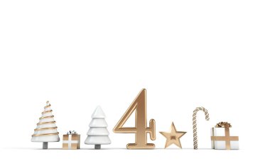 Noel 'in 12 günü. Festivalin dördüncü günü. 3d Hazırlama